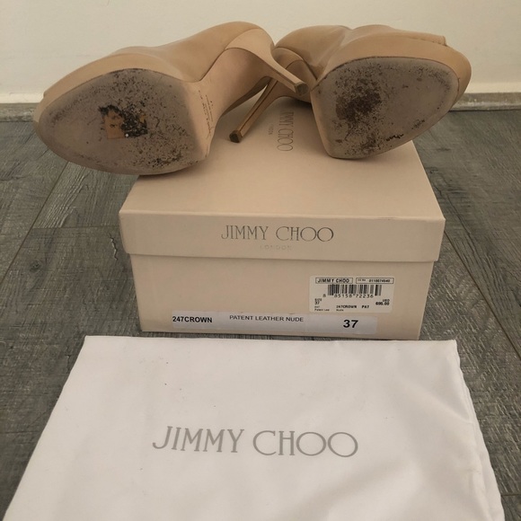 Nude Jimmy Choo Pumps - Picture 5 of 5